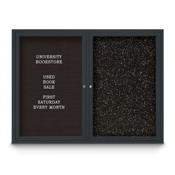 Corkboard, Buff/Black, 24" x 36"